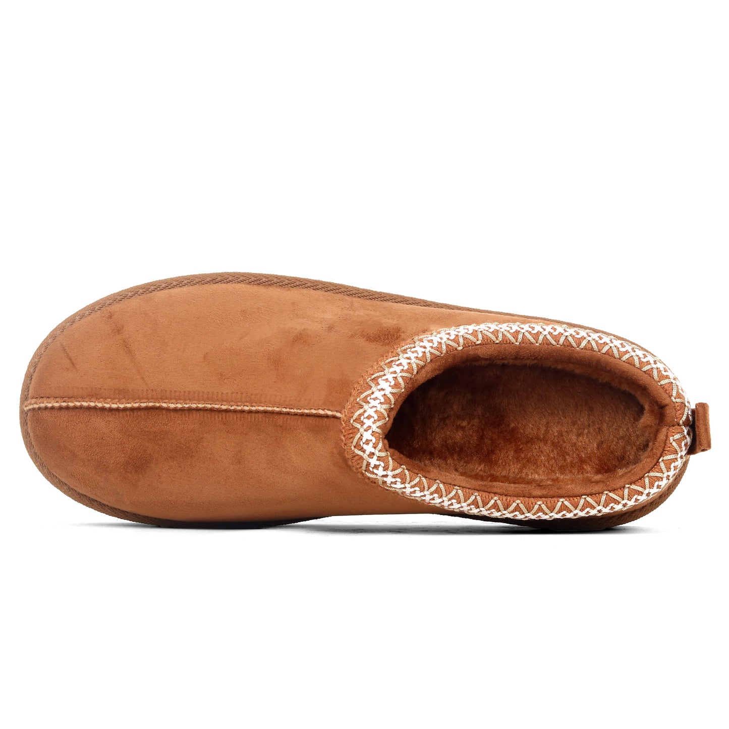 Nexsus Plus Ladies Women Camel High Sole Faux Suede And Fur Lined Platform Warm And Cosy Indoor Outdoor Hard Sole Slipers Size UK 3-8
