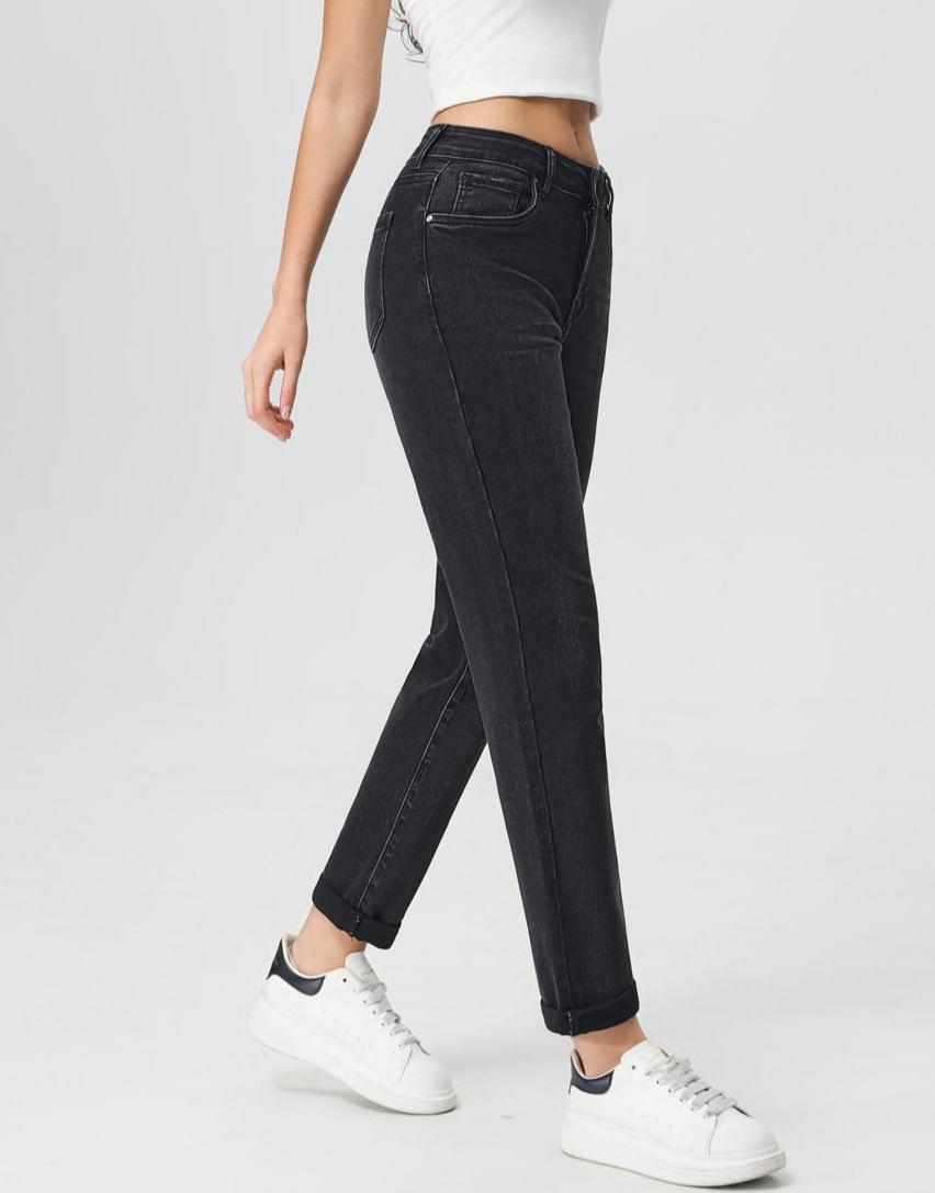 Nexsus Plus Ladies Women’s High Waist Mum Fit Jeans – Light Wash Tapered Leg Classic Mom Fit Jeans High Waist Vintage Style Mom Jeans Everyday Casual