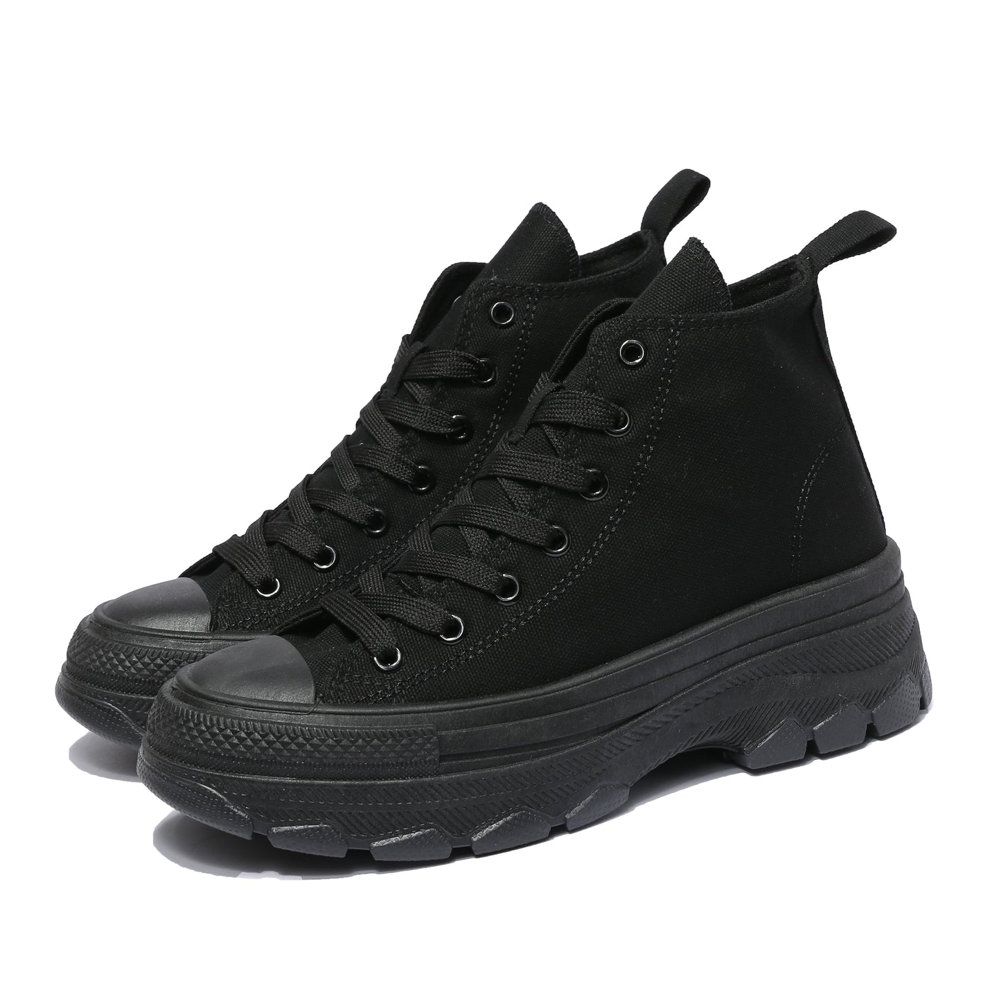 Nexsus Plus Ladies/Women Chunkyu Sole High Top Canvas Trainers Size UK 3-8