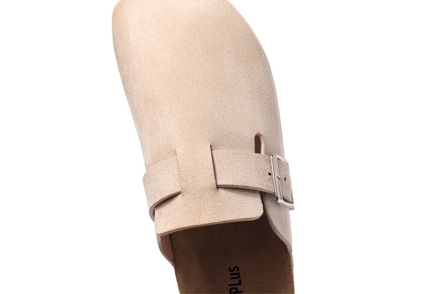 Nexsus Plus Ladies Beige Women Flatform Faux Suede Mule Slippers