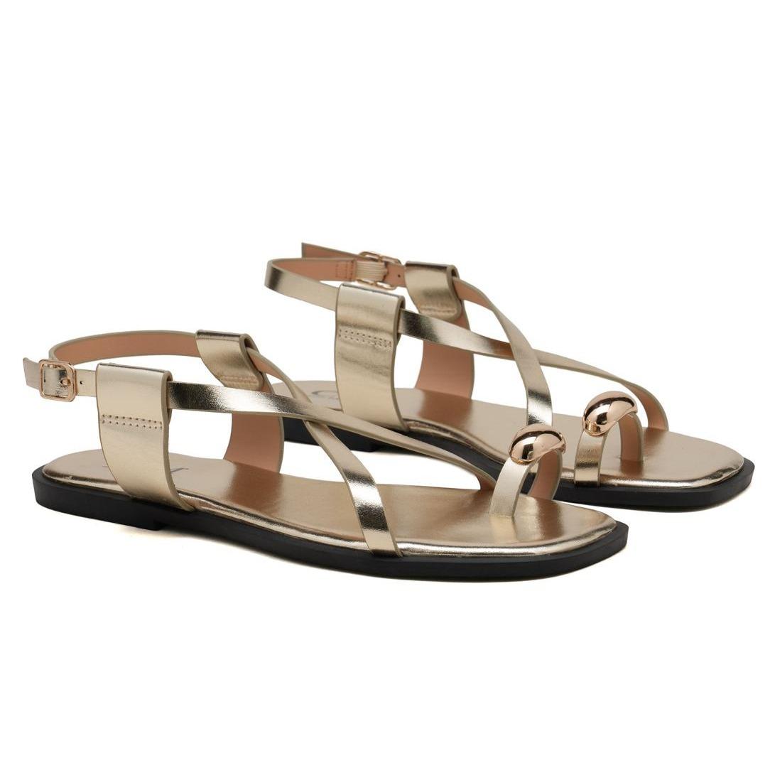 Nexsus Plus Adjustable Toe-Ring Flat Sandals (UK 3–8)