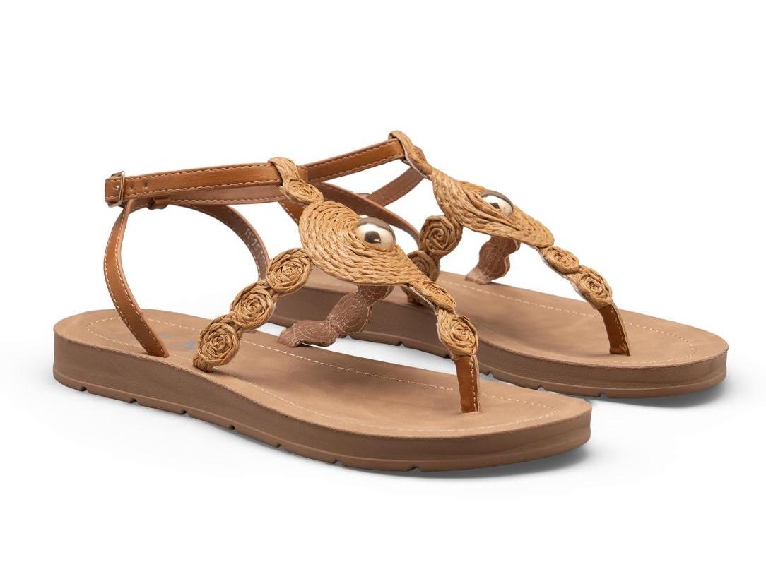 Nexsus Plus Woven T-Bar Buckle flat Sandals (UK 3–8)