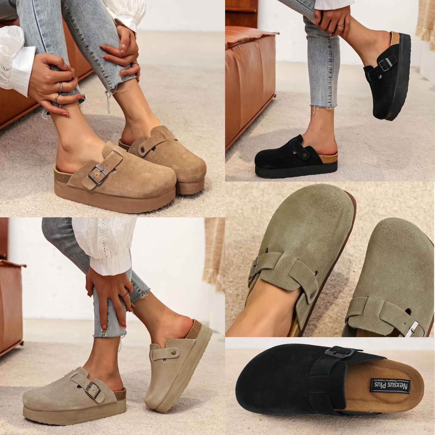 Nexsus Plus Women’s Platform Comfort Mules