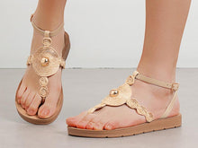Nexsus Plus Woven T-Bar Buckle Flat Sandals - UK 3-8