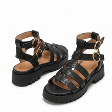 Nexsus Plus Chunky Slip-On Buckle Sandals - UK 3-8
