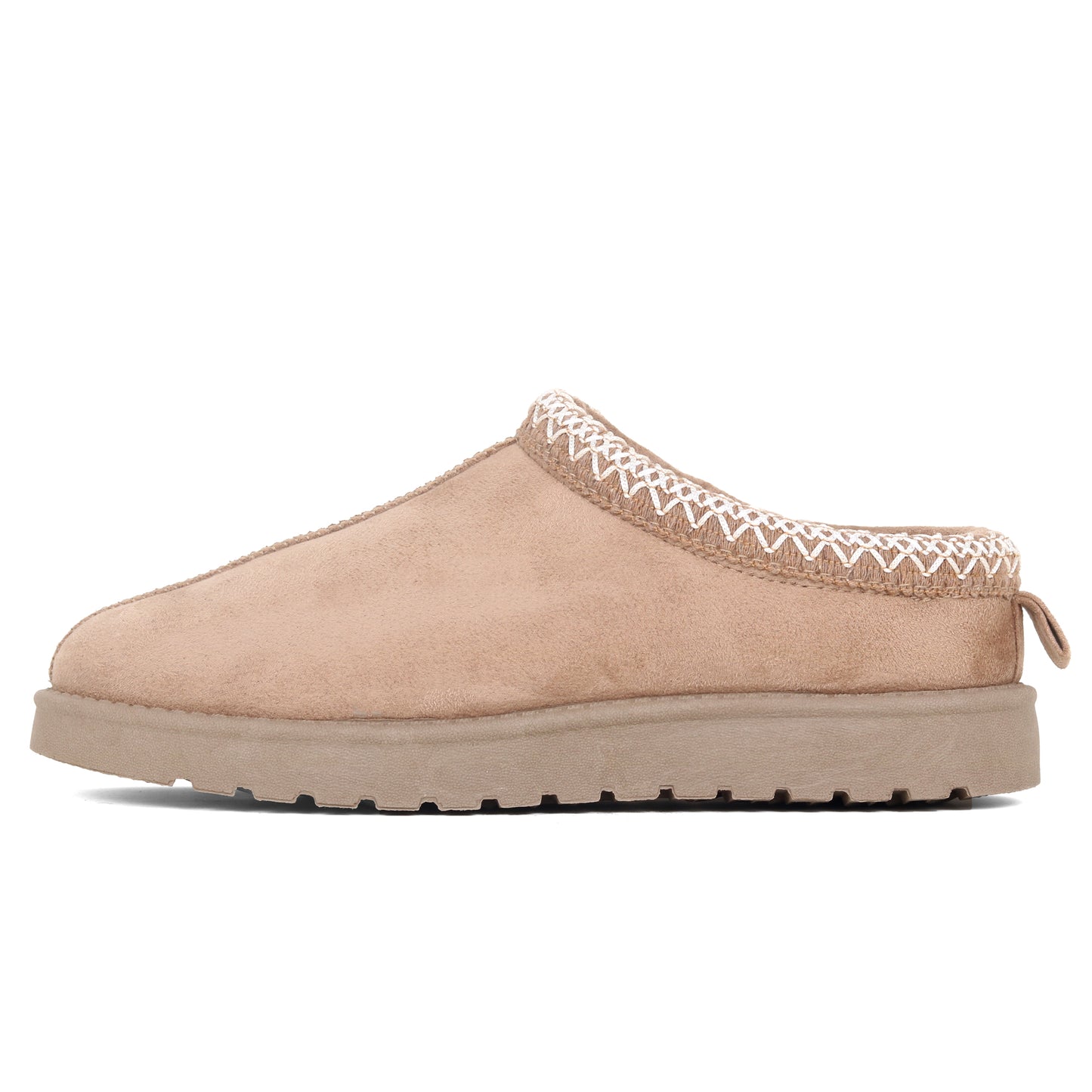 Nexsus Plus Ladies Women Flatform Khaki Faux Suede And Fur Lined Flatform Indoor Outdoor Warm And Cosy Comfy Slippers Size UK 3-8