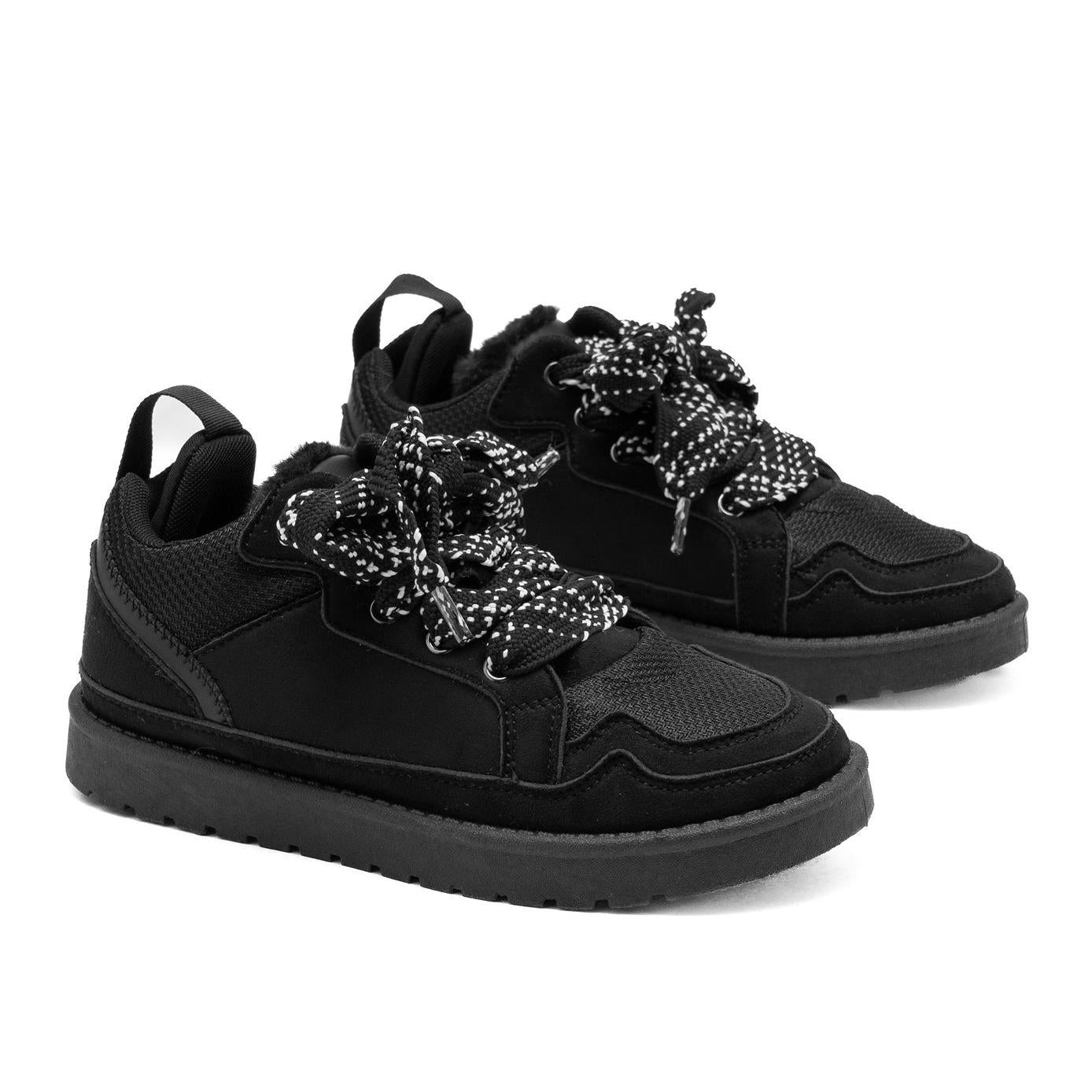 Nexsus Plus Faux Suede Fur-Lined Lace-Up Winter Boots (UK 3–8)