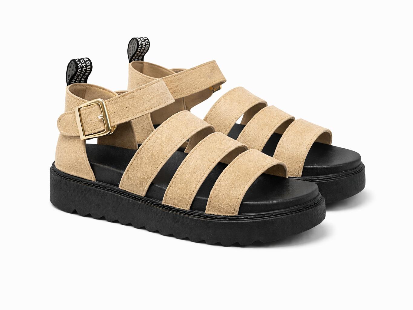 Nexsus Plus Women’s Chunky Slip-On Buckle Sandals (UK 3–8)
