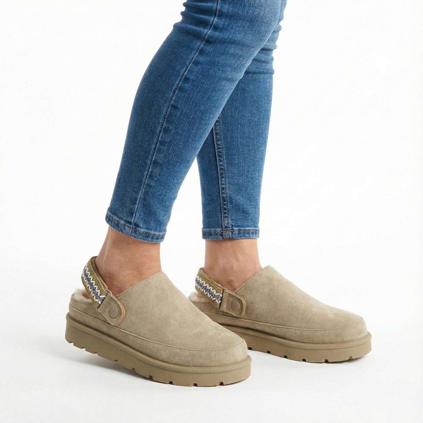 Nexsus Plus Fur-Lined Slip-On Mules (UK 3–8)