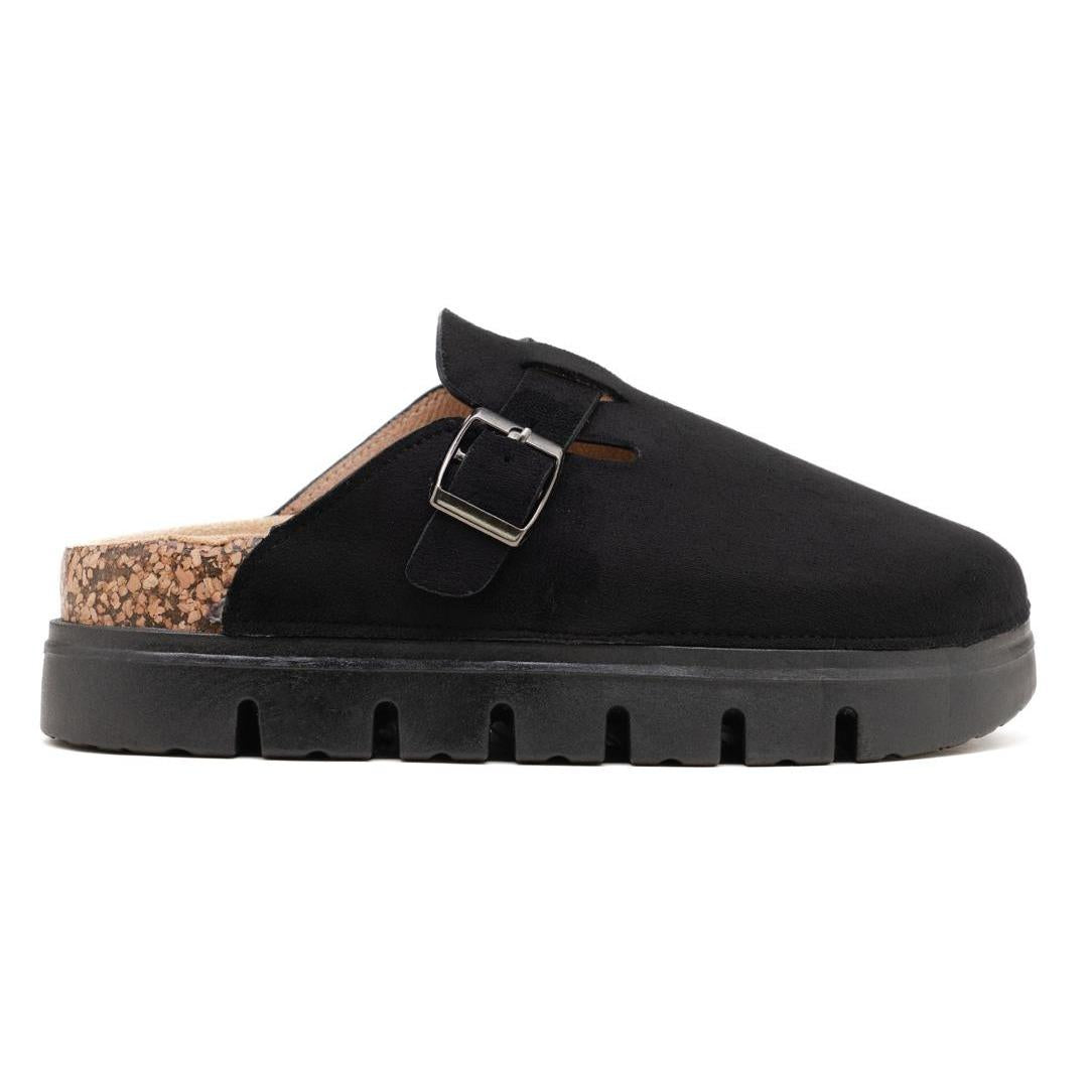 Nexsus Plus Soft Suede Slip-On Clog Slippers (UK 3–8)