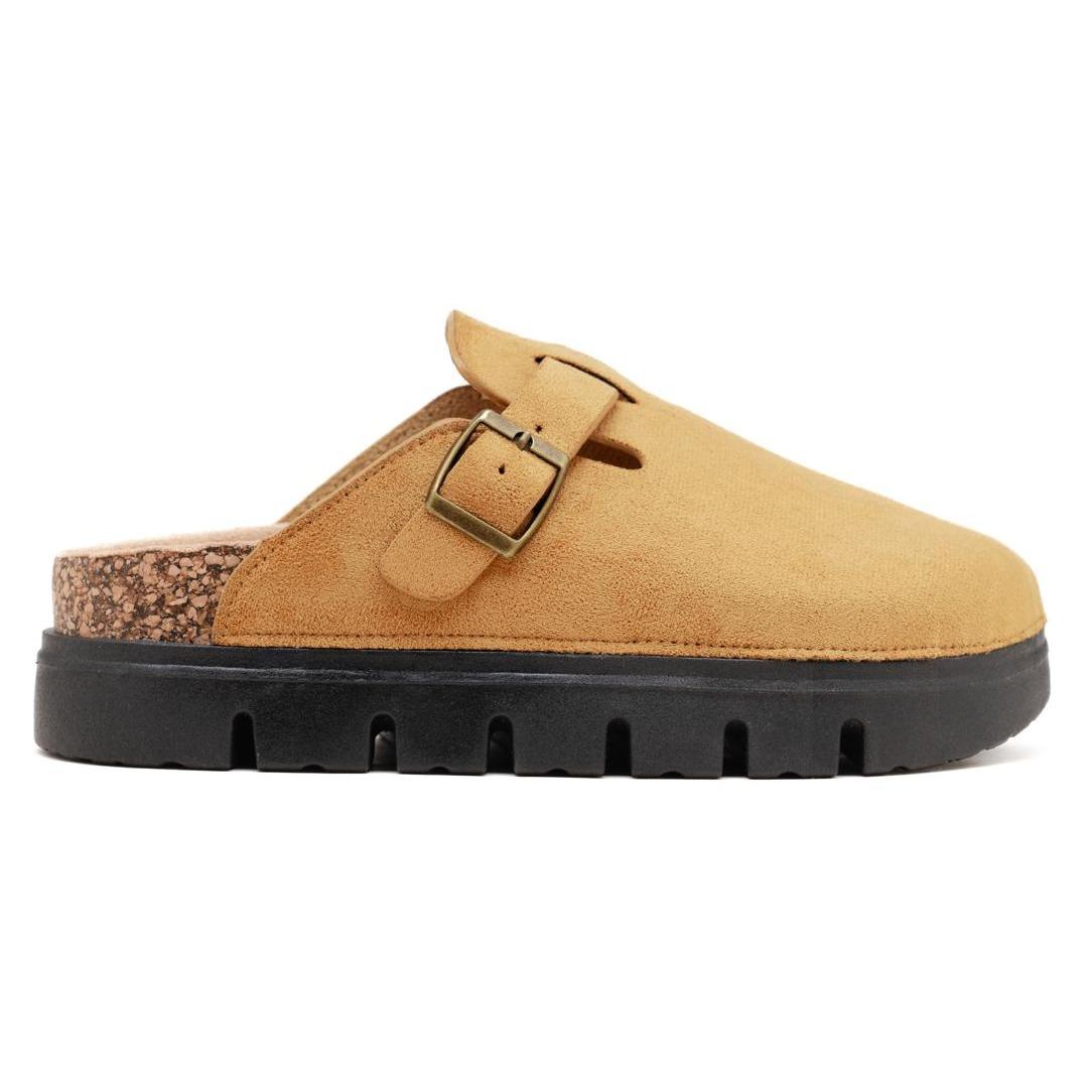 Nexsus Plus Soft Suede Slip-On Clog Slippers (UK 3–8)