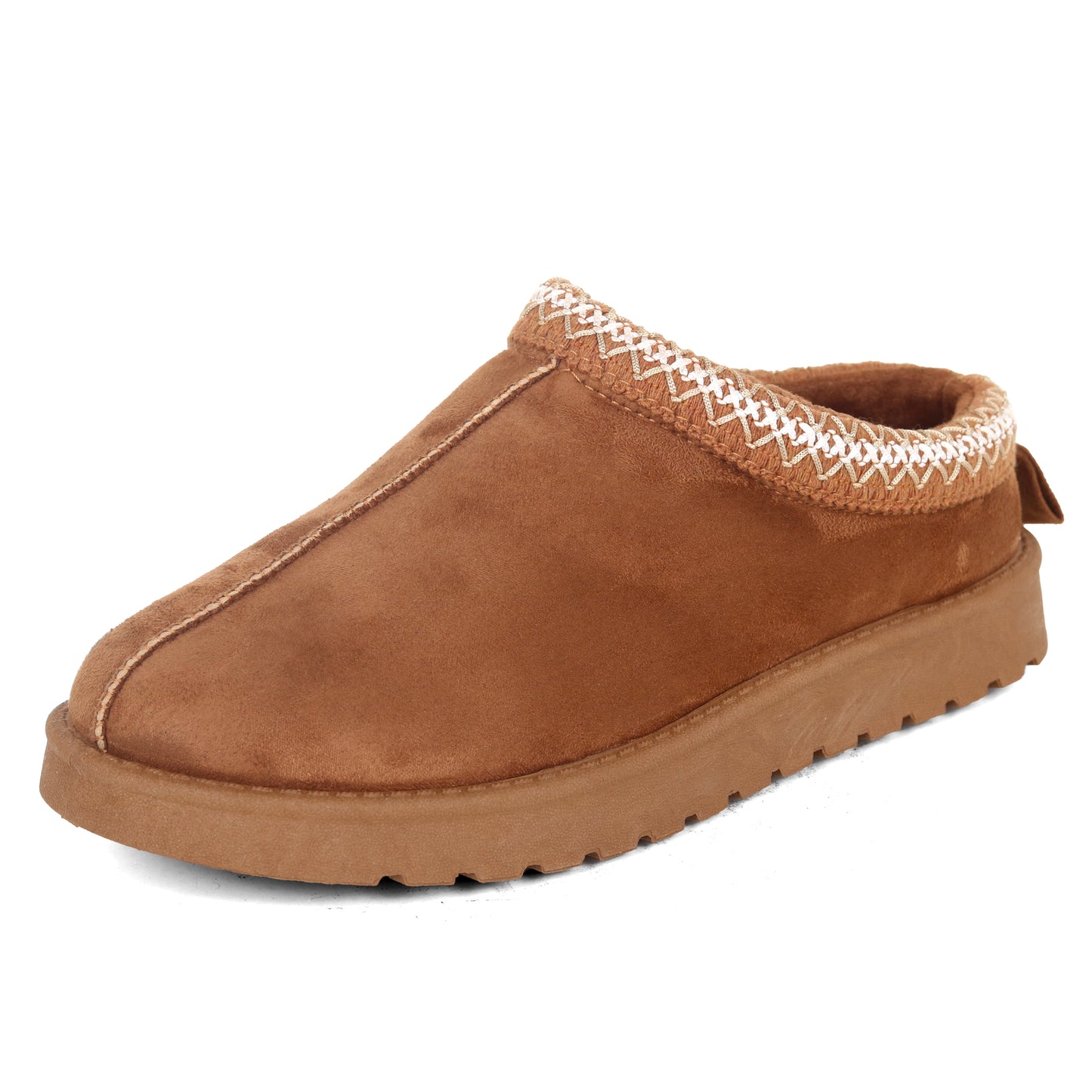 Nexsus Plus Ladies Women Flatform Camel Faux Suede And Fur Lined Flatform Indoor Outdoor Warm And Cosy Comfy Slippers Size UK 3-8