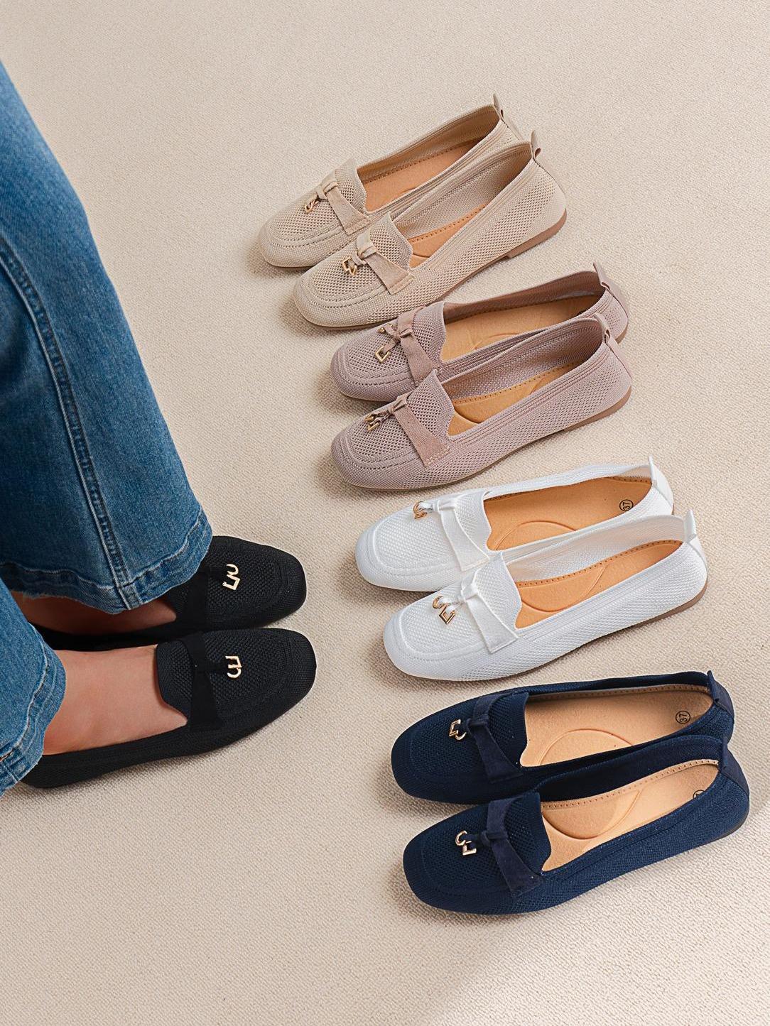 Nexsus Plus Women’s Knit Loafer Flats