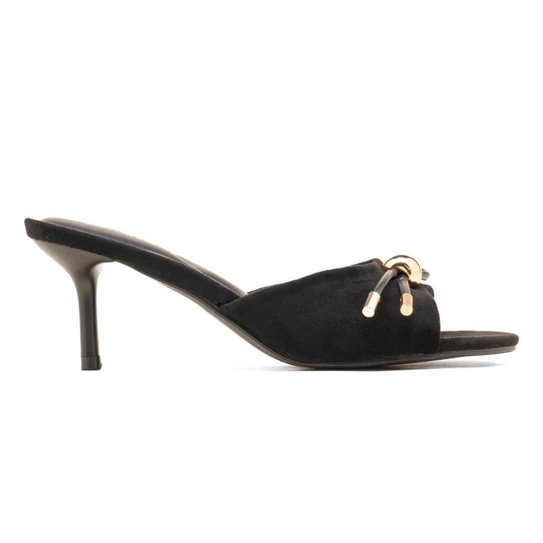 Nexsus Plus Bow Accent Kitten Heel Mules (UK 3–8)