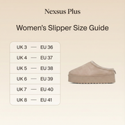 Nexsus Plus Women’s Faux Suede Fur-Lined Platform Slippers – High Sole Slip-On Winter Shoes UK 3–8