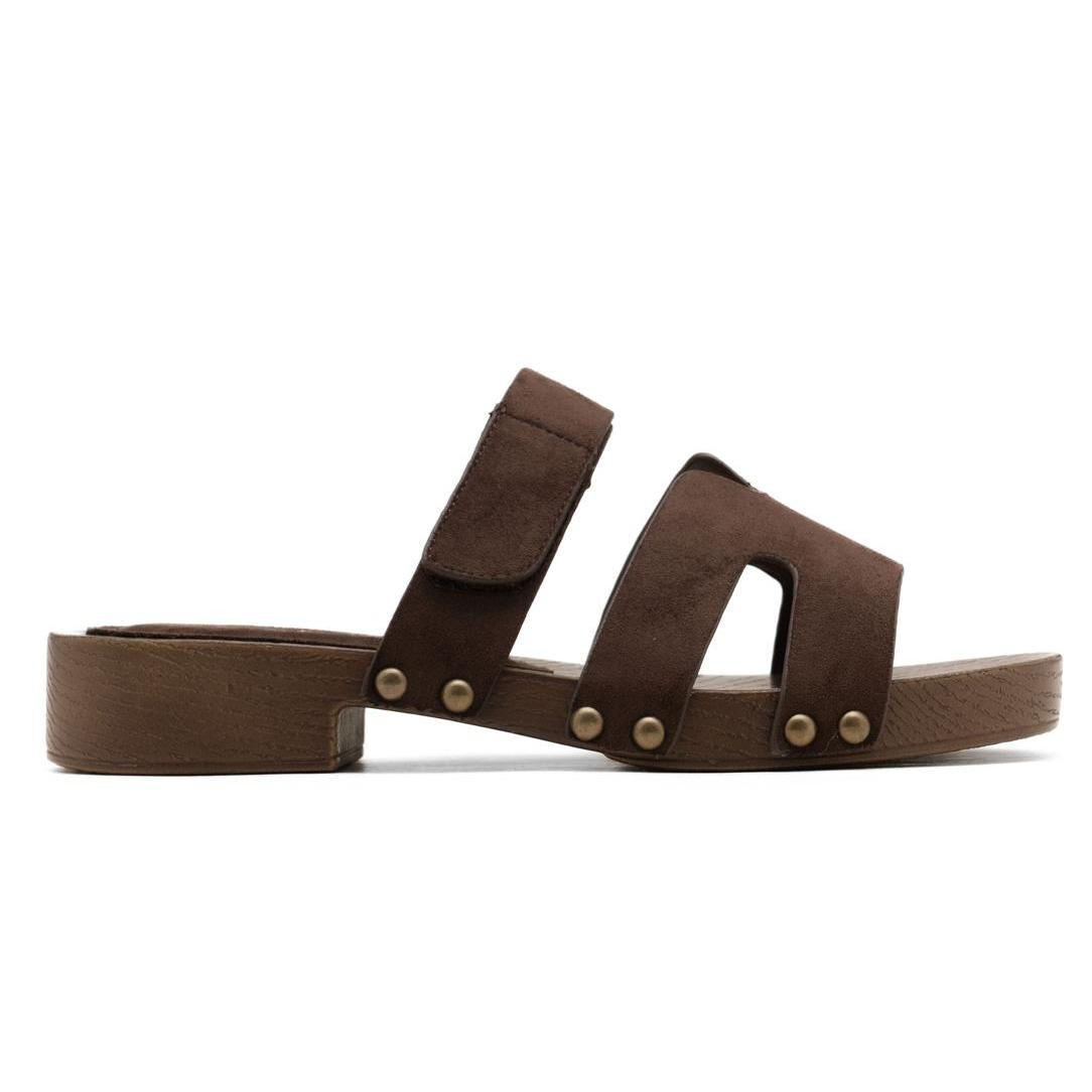 Nexsus Plus Suede Strap Block Heel Sandals (UK 3–8)