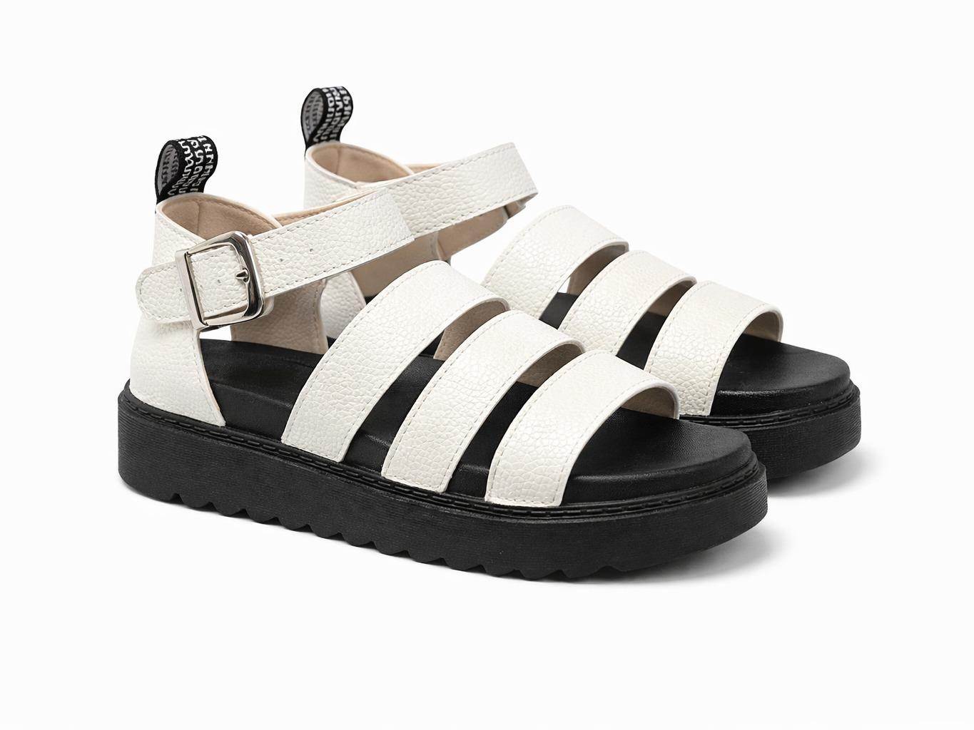Nexsus Plus Women’s Chunky Slip-On Buckle Sandals (UK 3–8)