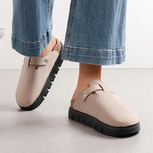 Nexsus Plus Soft Suede Slip-On Clog Slippers (UK 3–8)