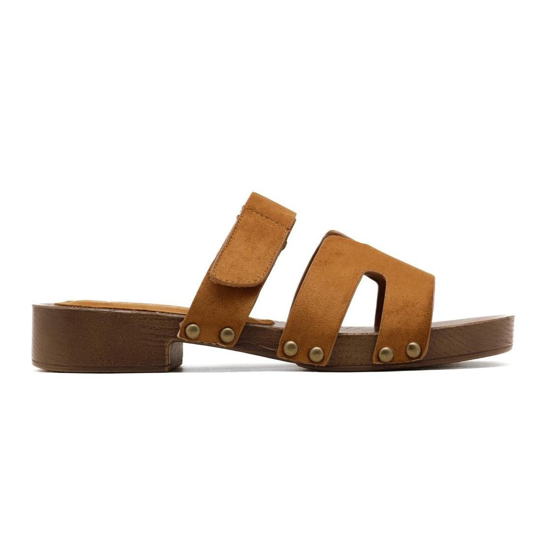 Nexsus Plus Suede Strap Block Heel Sandals (UK 3–8)