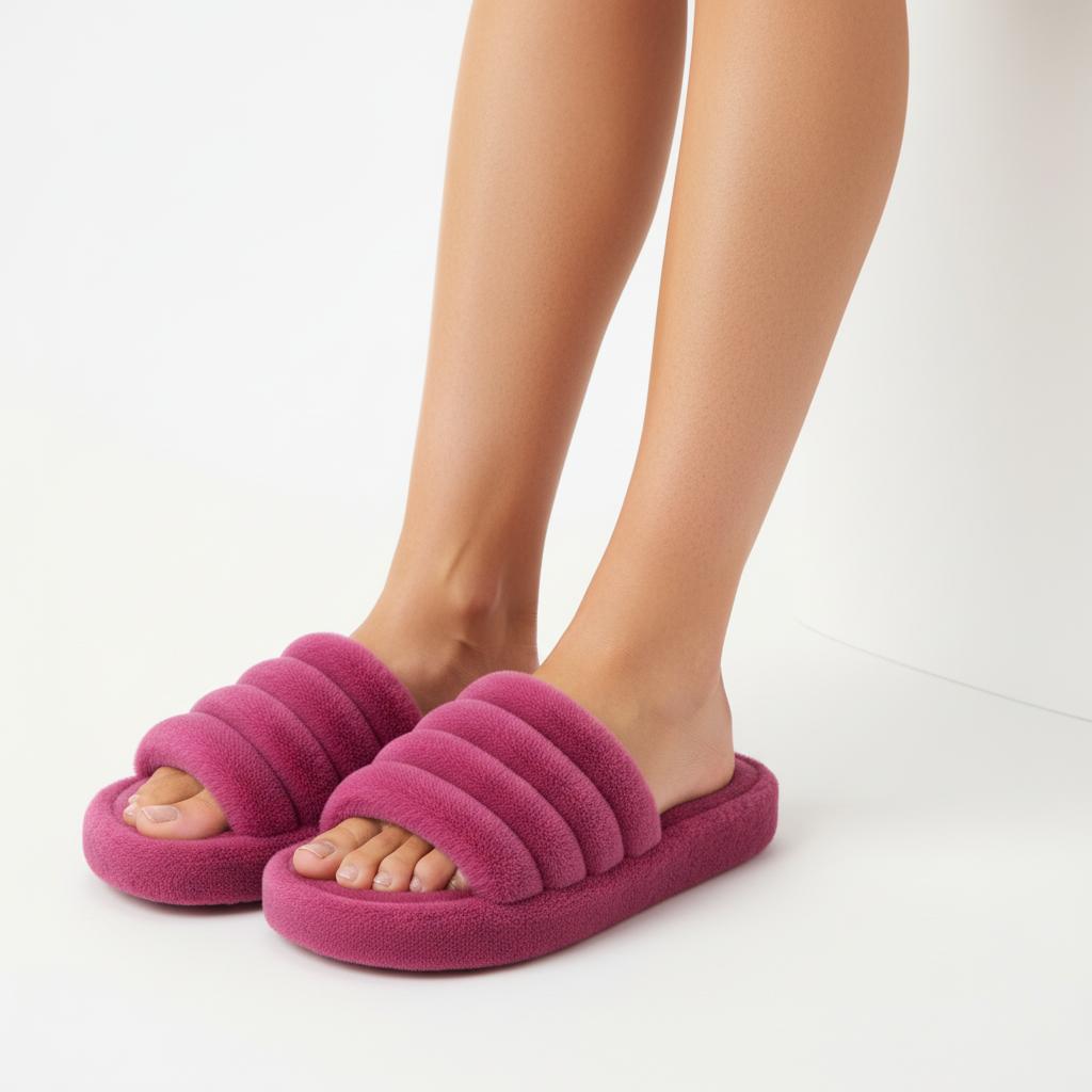 Nexsus Plus Women’s Indoor/Outdoor Faux Fur Slippers