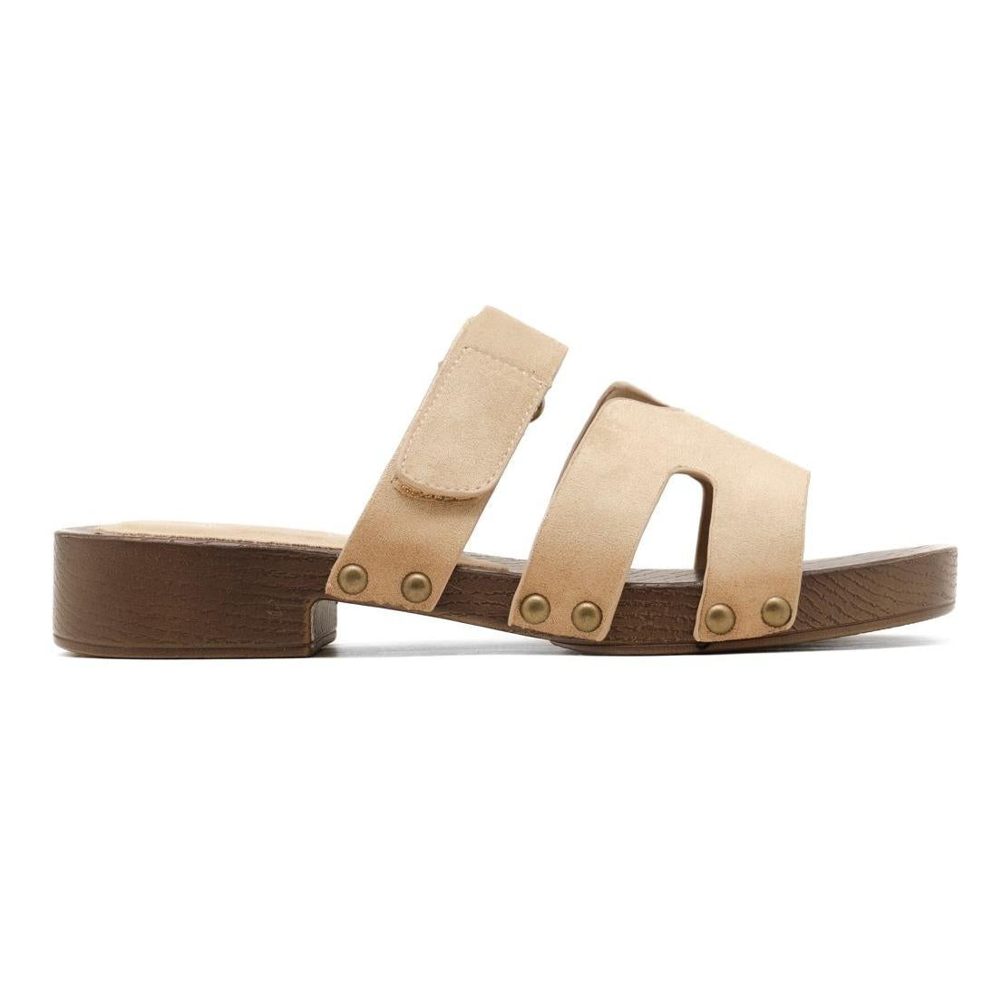 Nexsus Plus Suede Strap Block Heel Sandals (UK 3–8)