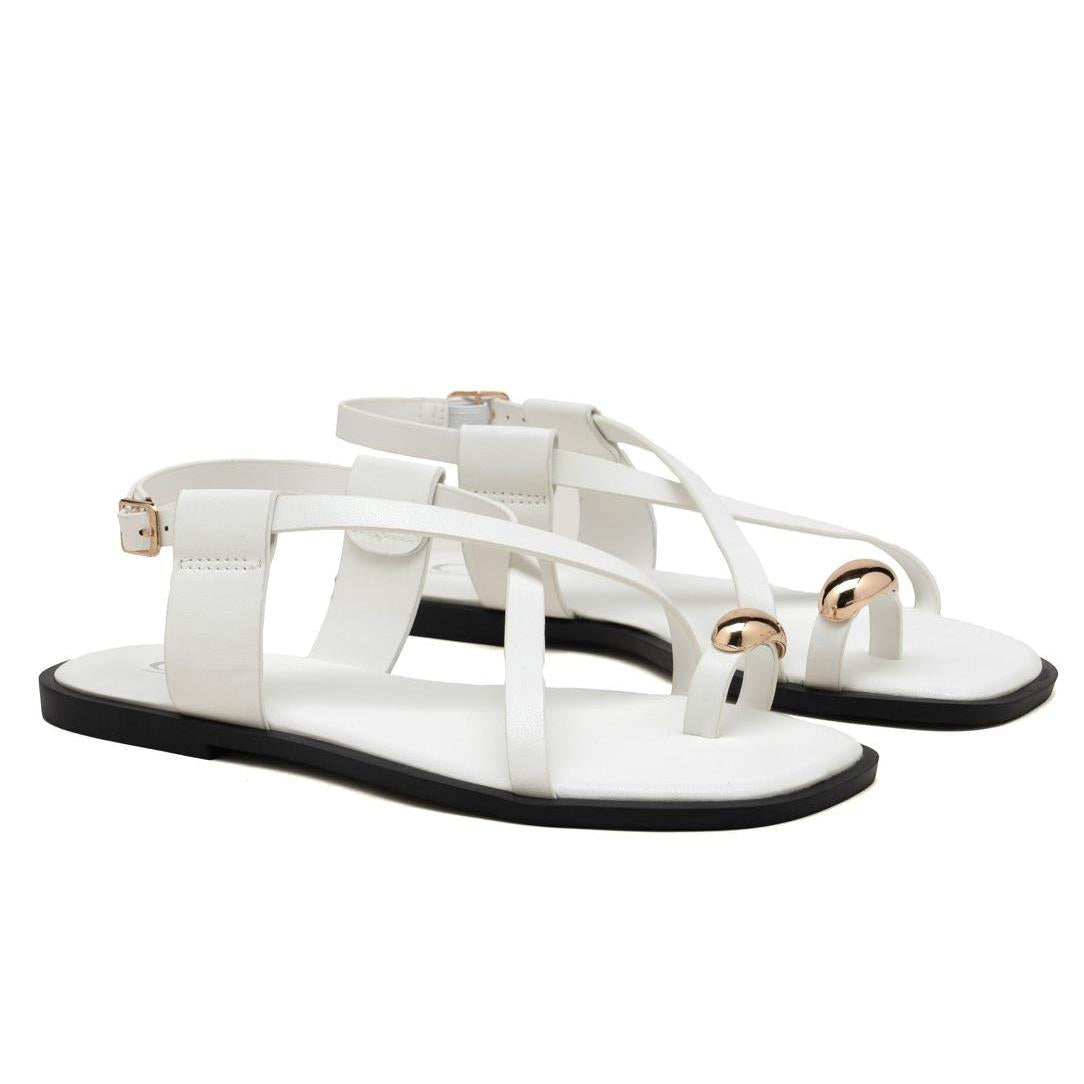 Nexsus Plus Adjustable Toe-Ring Flat Sandals (UK 3–8)