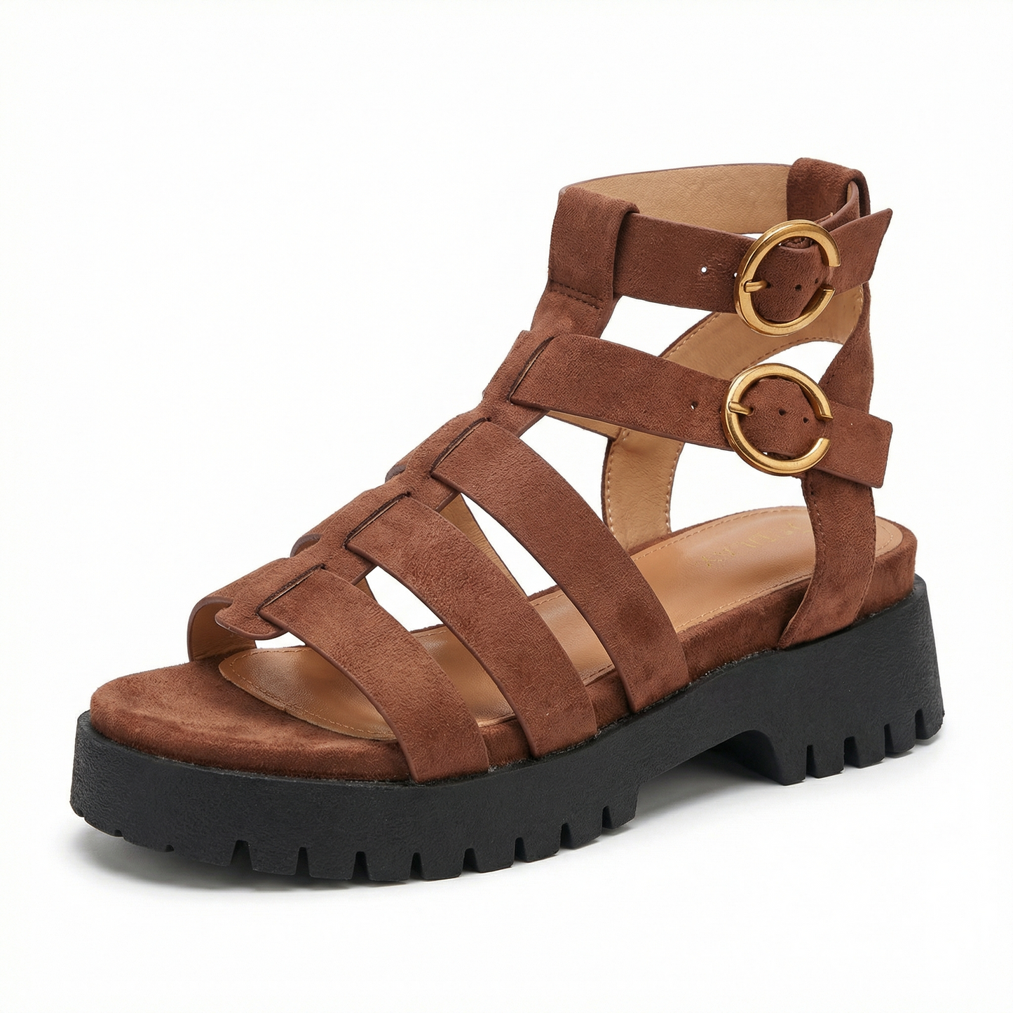 Nexsus Plus Women’s Chunky Slip-On Buckle Sandals (UK 3–8)