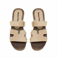 Nexsus Plus Suede Strap Block Heel Sandals - UK 3-8