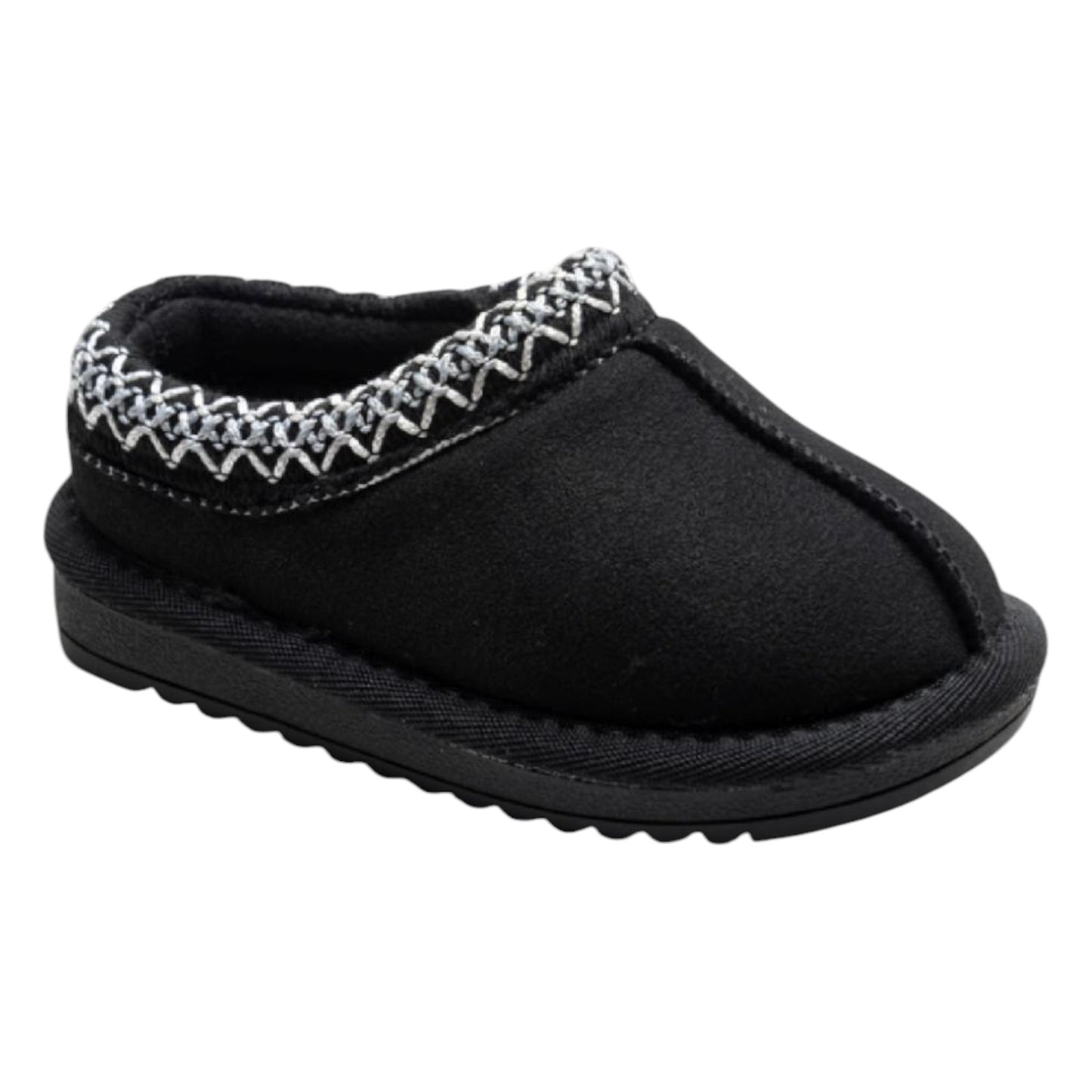Nexsus Plus Kids Unisex faux-suede fur-lined medium soul slippers size uk