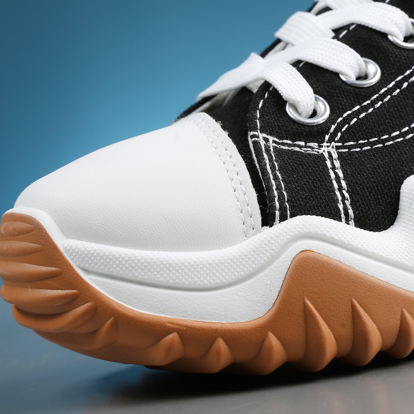 Nexsus Plus Ladies Black High Top Chunky Sole Trainers Size UK 3-8
