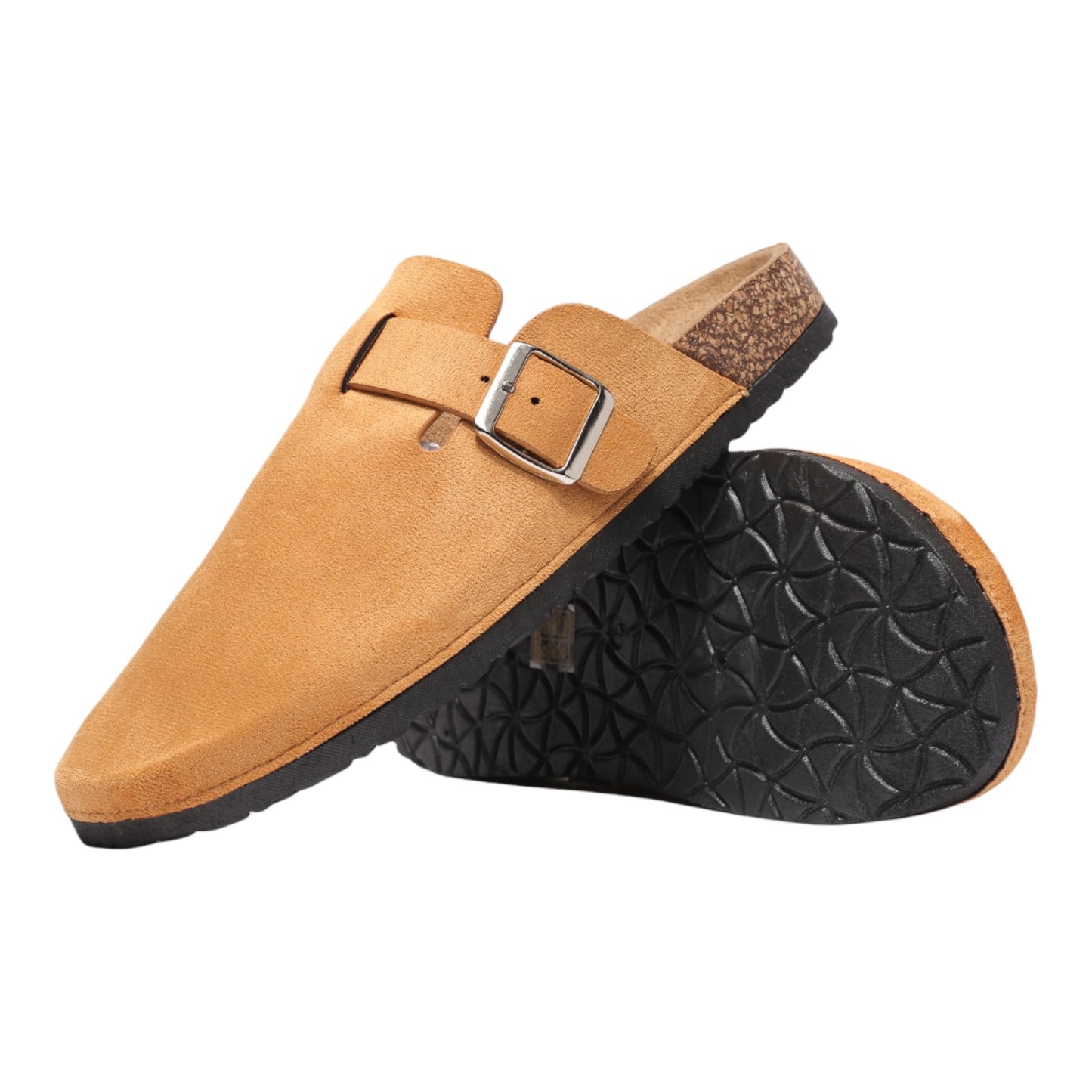 Nexsus Plus Ladies Camel Women Flatform Faux Suede Mule Slippers
