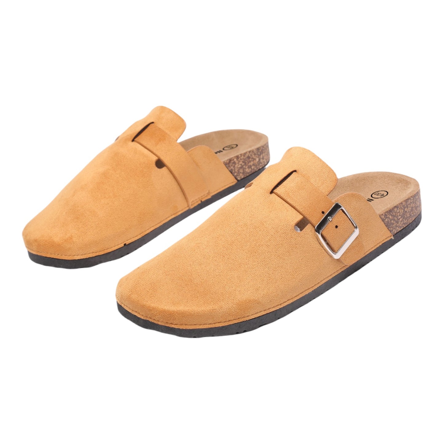 Nexsus Plus Ladies Camel Women Flatform Faux Suede Mule Slippers