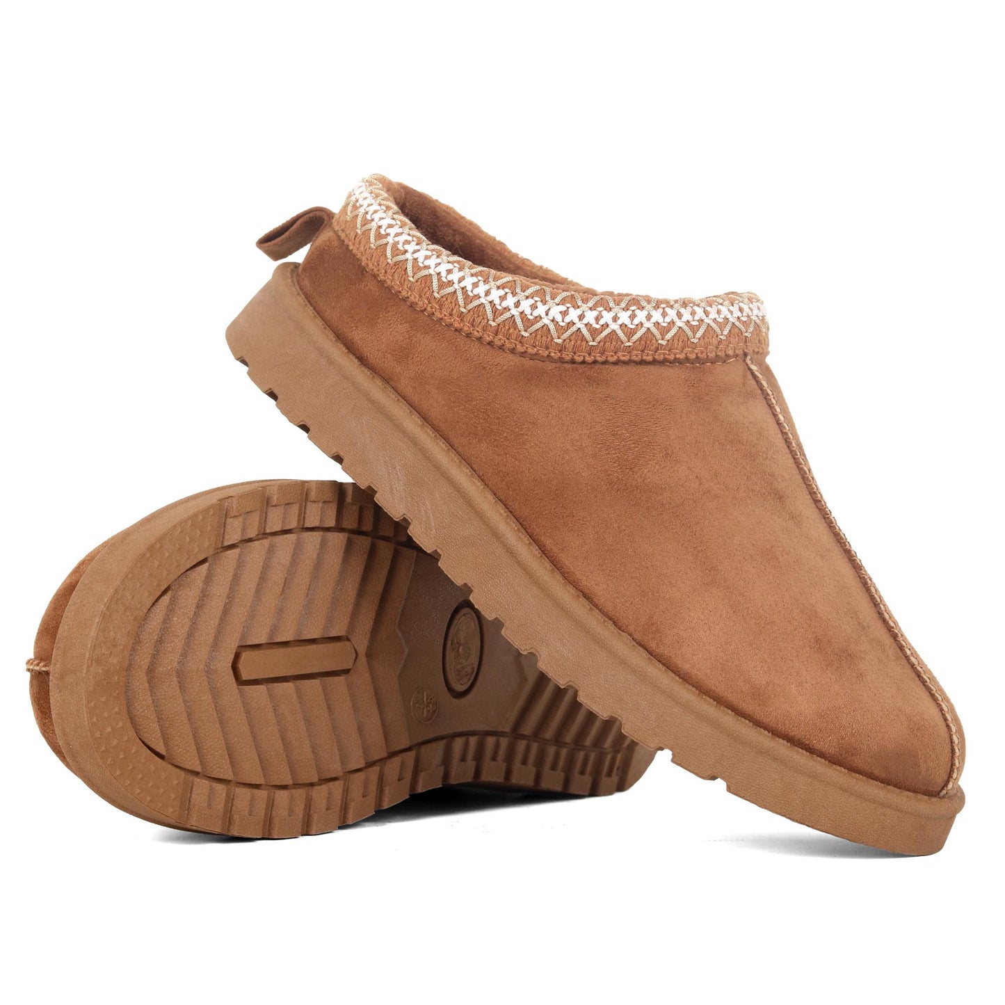 Nexsus Plus Women’s Faux Suede Winter Mule Slippers