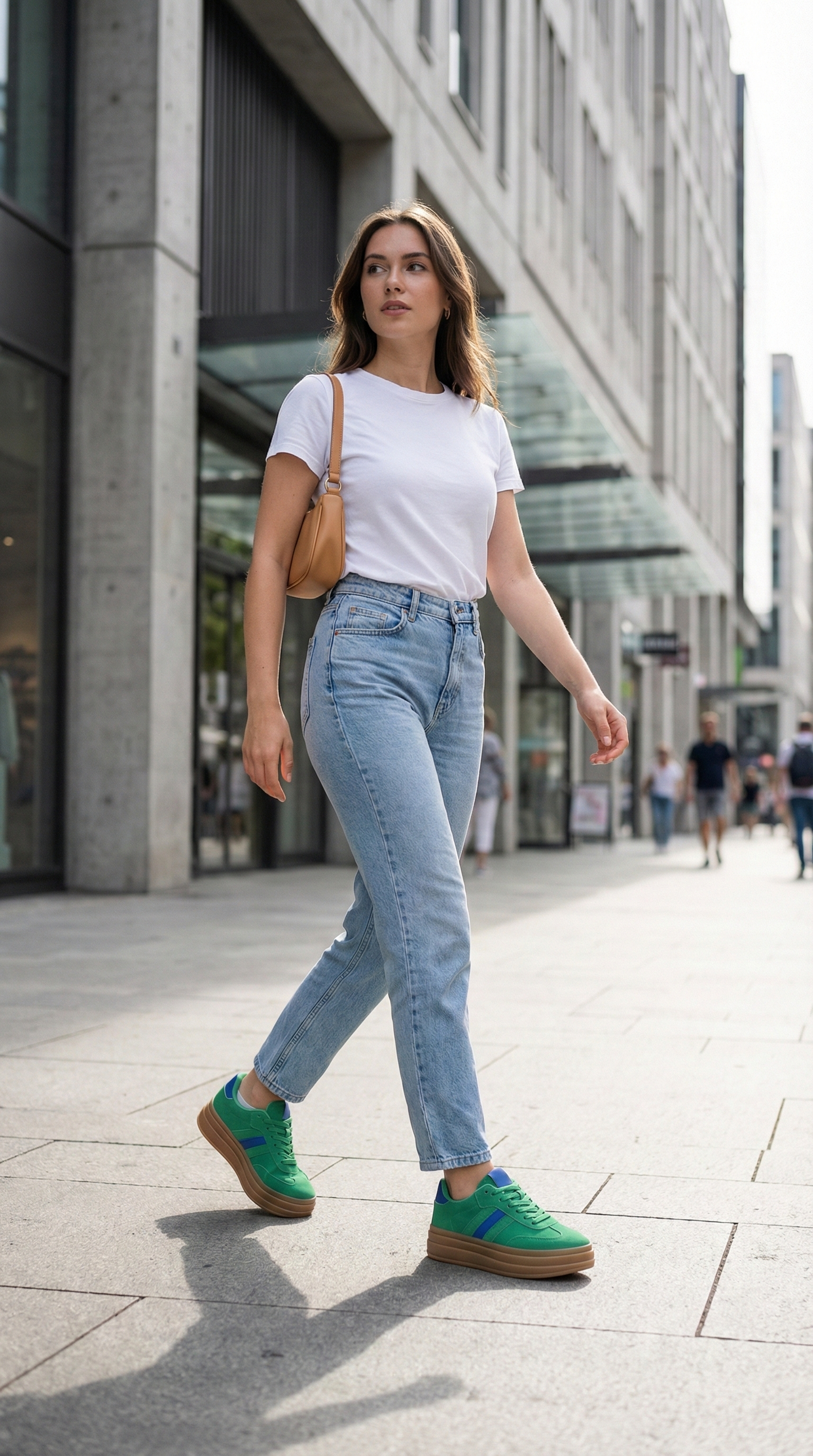 Chunky Platform Trainers – Soft Faux Suede Everyday Sneakers– Cushioned Comfort & Style