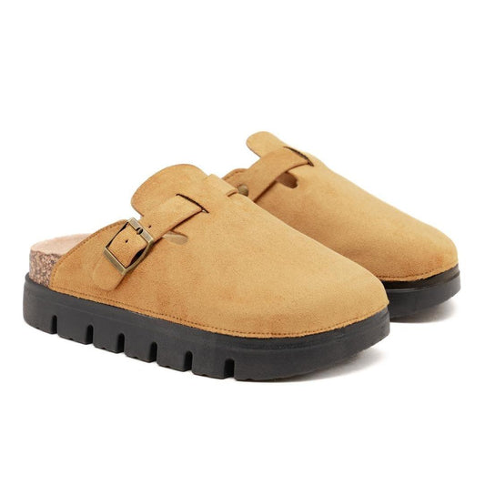 Nexsus Plus Soft Suede Slip-On Clog Slippers (UK 3–8)