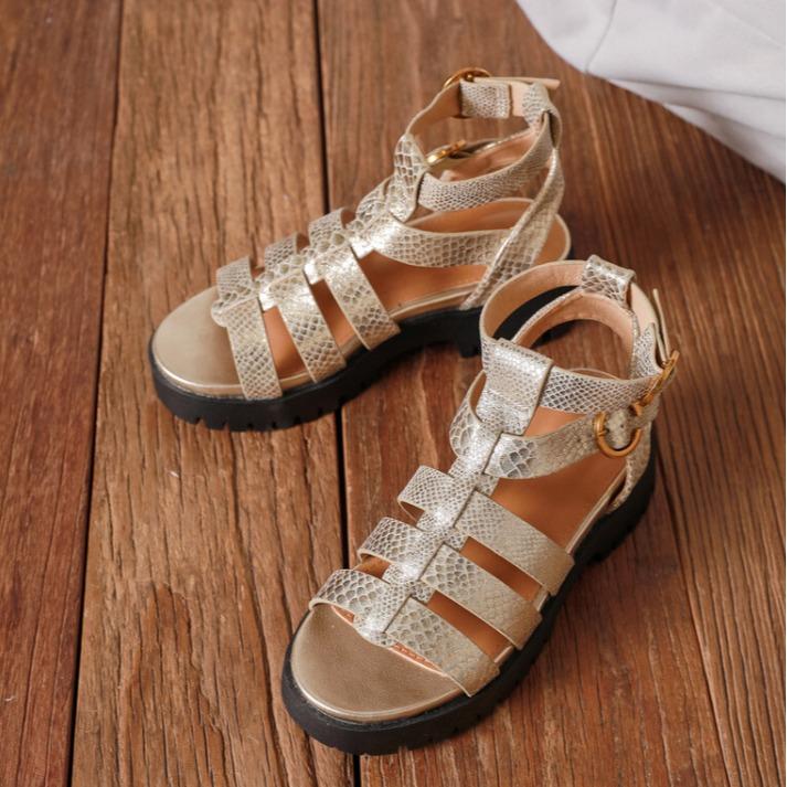 Nexsus Plus Women’s Chunky Slip-On Buckle Sandals (UK 3–8)