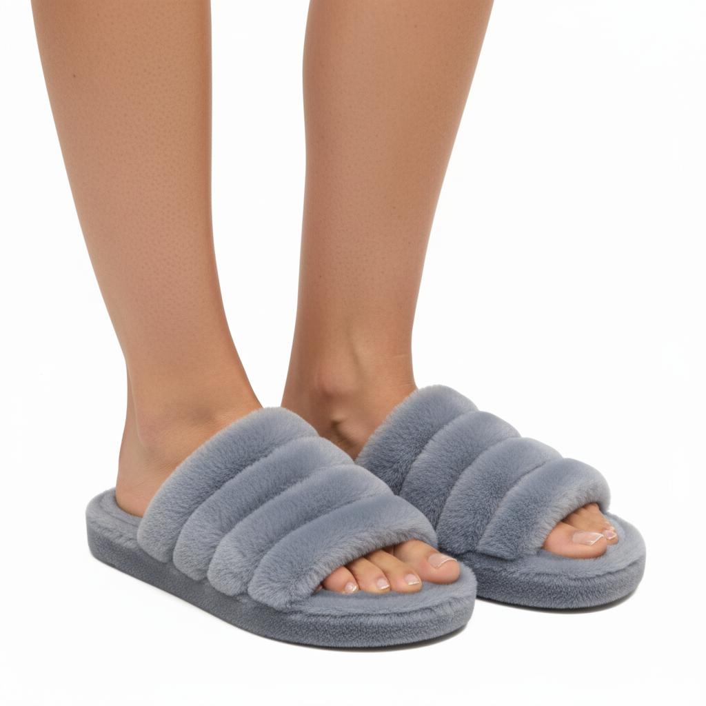 Nexsus Plus Women’s Indoor/Outdoor Faux Fur Slippers