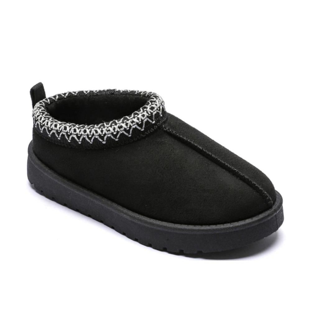 Nexsus Plus Kids Faux Suede Fur-Lined Slipper Boots (UK 7–2.5)