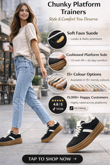 Nexsus Plus Signature Chunky Platform Trainers - Black Edition