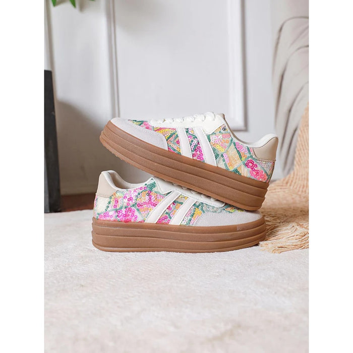 Nexsus Plus Faux Suede Chunky Trainers - UK 3-8