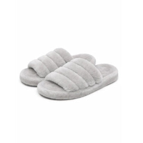 Nexsus Plus Indoor/Outdoor Faux Fur Slippers - UK 3-8