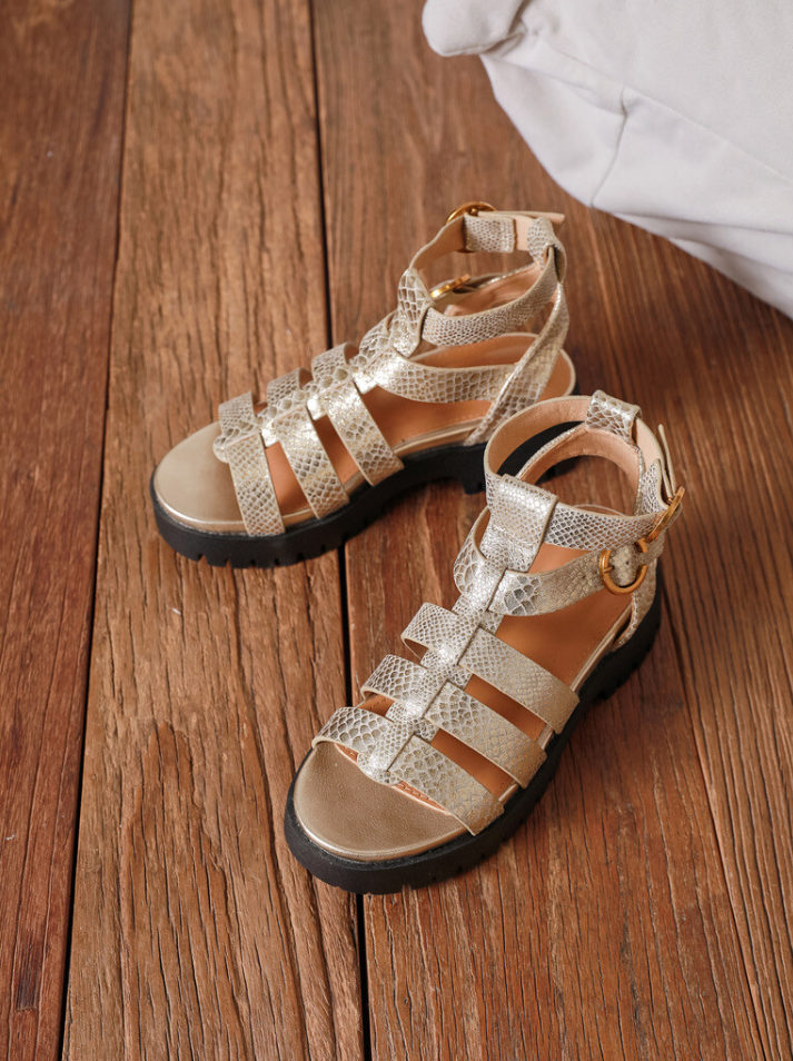 Nexsus Plus Women’s Chunky Slip-On Buckle Sandals (UK 3–8)